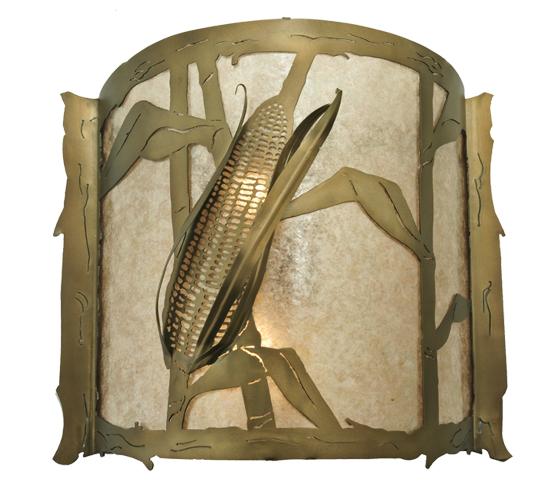 18&#34; Wide Corn Wall Sconce