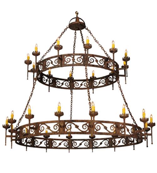 83&#34;W Majella 2 Tier Chandelier