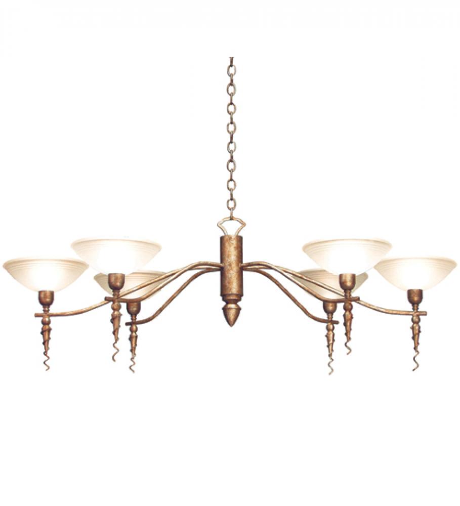 60&#34; Long Blanca 6 Light Chandelier