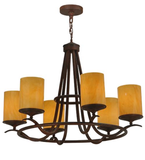 36&#34; Wide Octavia 6 LT Chandelier