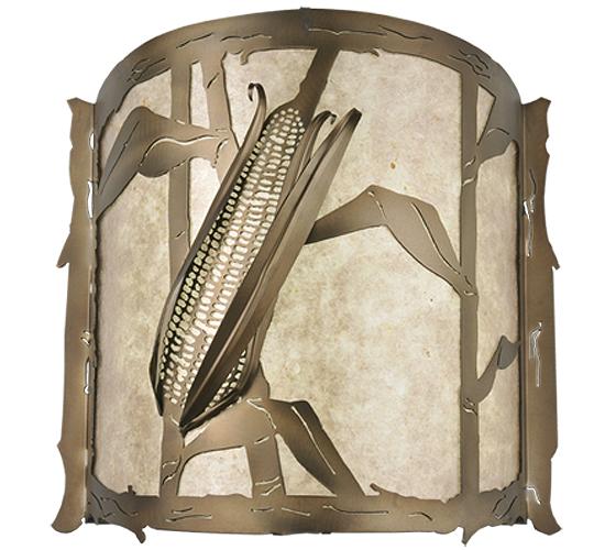 17&#34; Wide Corn LED Wall Sconce