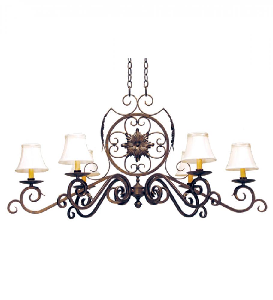 48&#34; Long Christabel 6 Light Oblong Chandelier