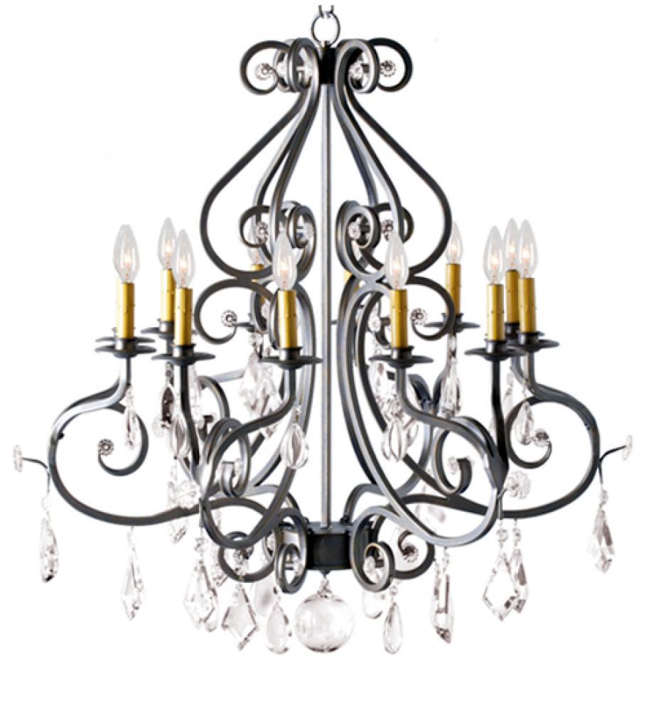 32&#34; Wide Gia 12 Light Chandelier