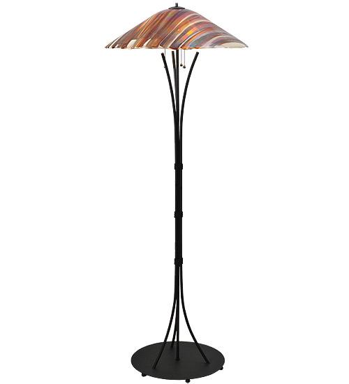 65&#34;H Marina Fused Glass Floor Lamp