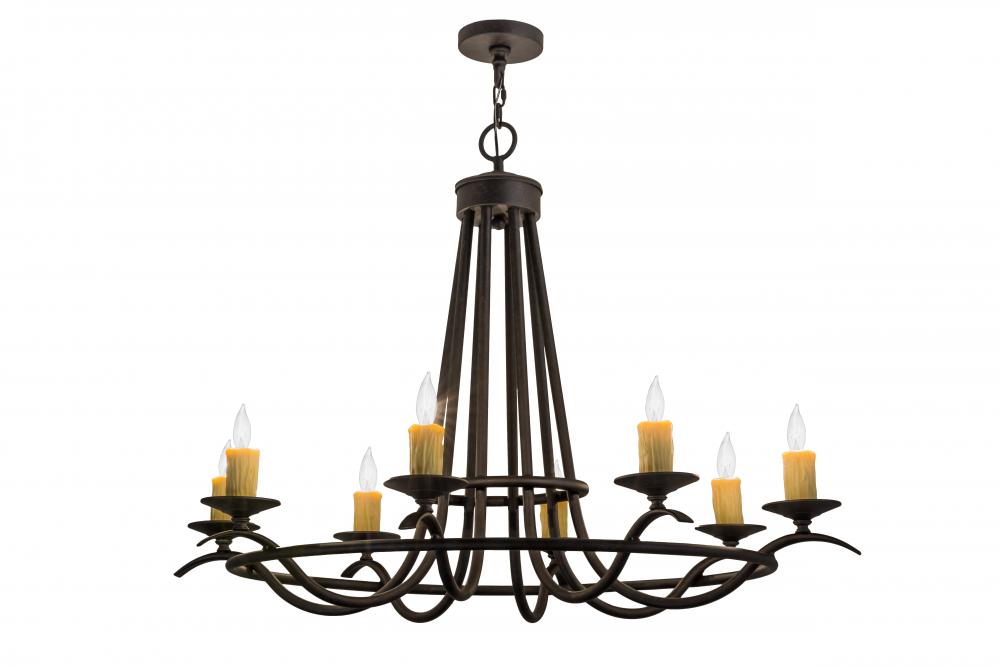 48&#34;L Octavia 8 LT Oblong Chandelier