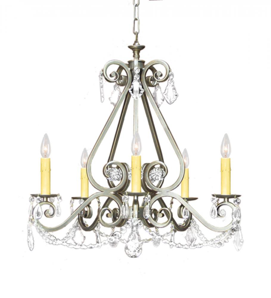 26&#34; Wide Adrianna 5 Light Chandelier