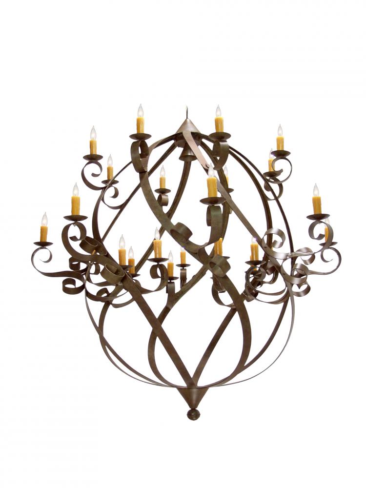 96&#34; Wide Caliope 25 Light Chandelier