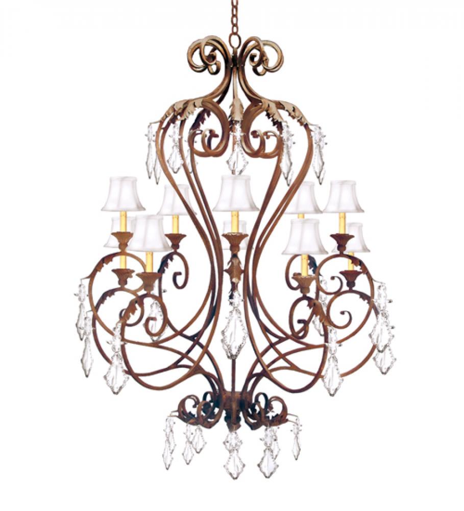 42&#34; Wide Josephine 10 Light Chandelier