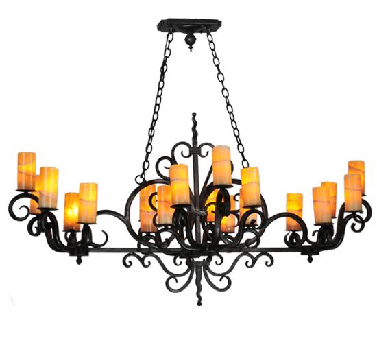 60&#34;L Kean 20 LT Chandelier