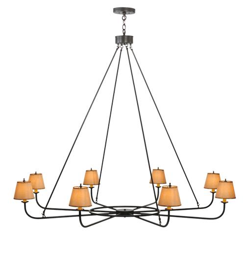 62&#34;W Brach Ring 8 LT Chandelier