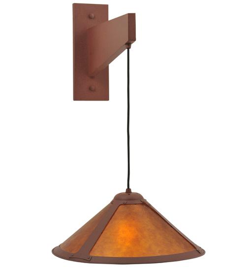 17&#34;W Mission Cantilever Wall Sconce