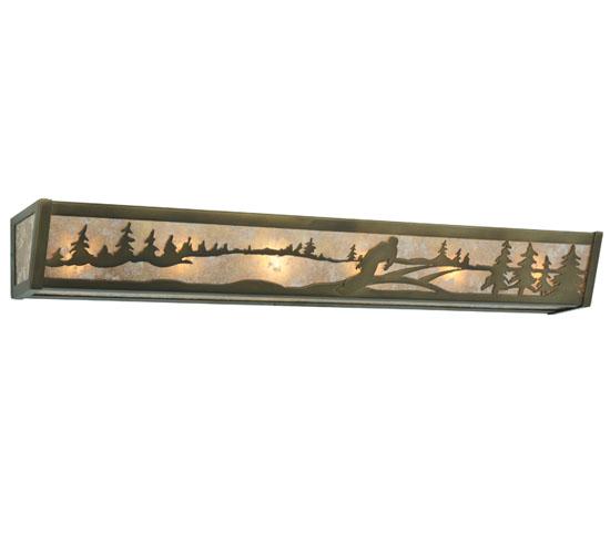 36&#34;Wide Snowboarder Vanity Light