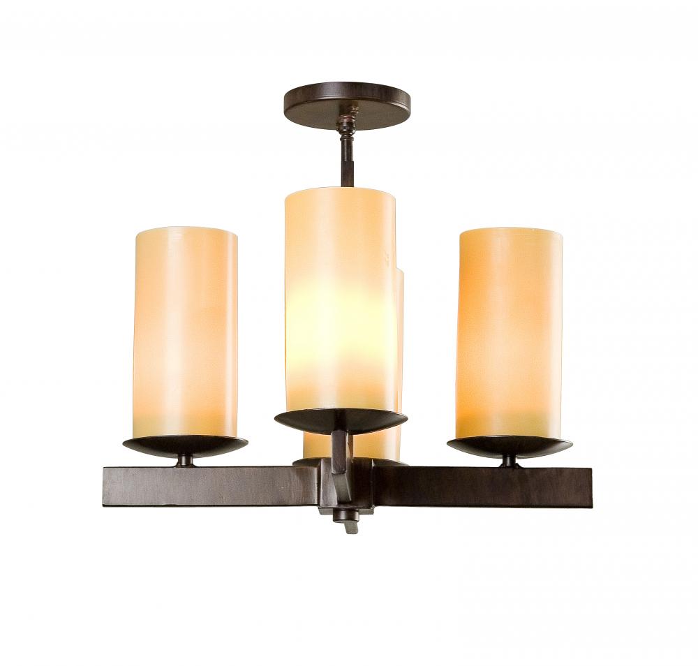 18&#34; Wide Dante 4 Light Chandelier