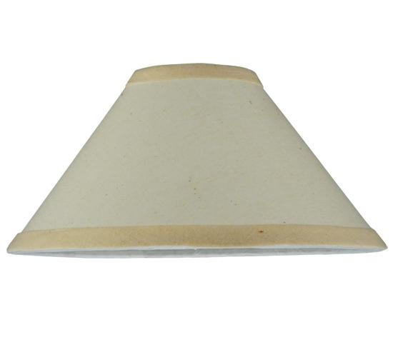 8&#34;W X 4&#34;H Natural Linen Tapered Shade