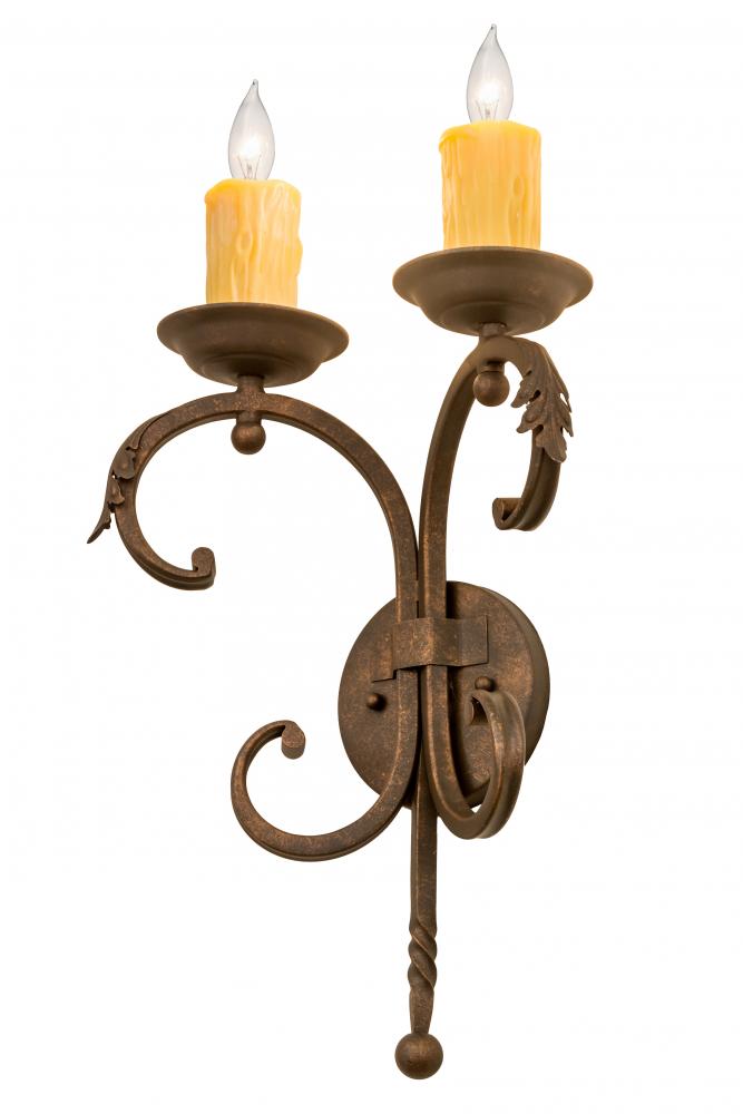 11&#34;W Andorra 2 LT Wall Sconce