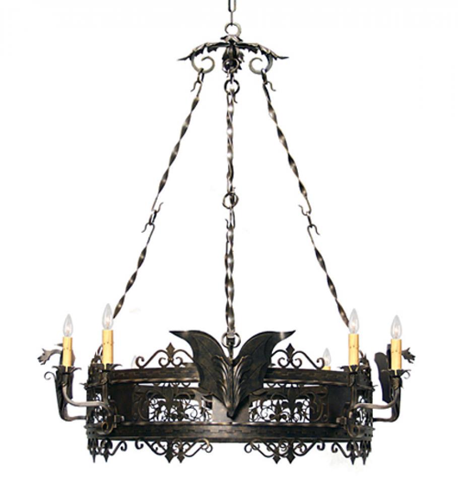 46&#34; Wide Dragone 8 Light Chandelier