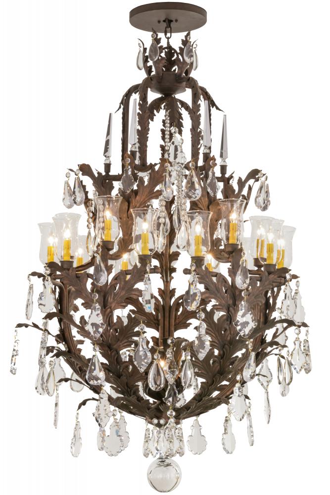 40&#34;W French Baroque 16 LT Chandelier