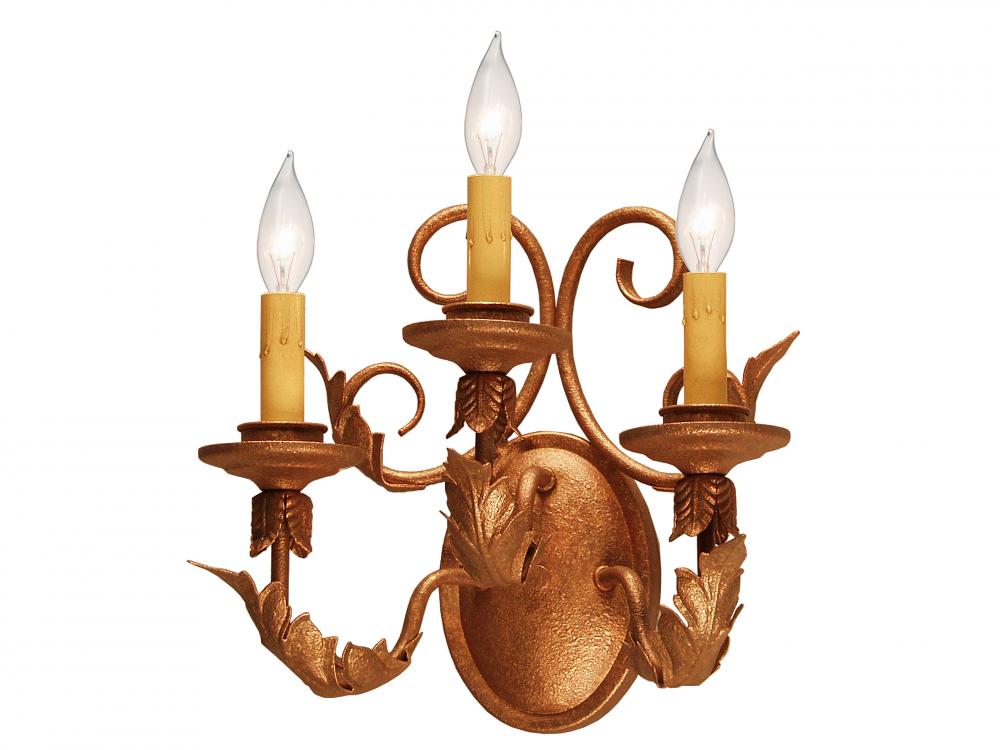 12&#34; Wide Natalia 3 Light Wall Sconce