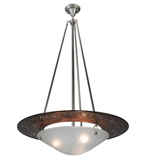 31&#34;W Metro Fusion Super Nova Inverted Pendant