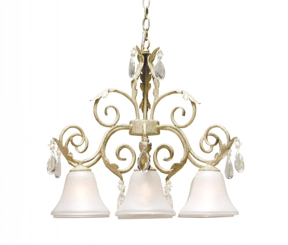 24&#34; Wide Cherise 6 Light Chandelier