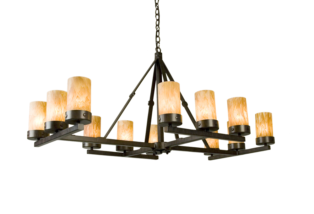 52&#34; Wide Parker 12 LT Chandelier