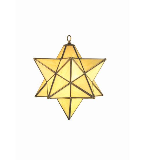 18&#34; Wide Moravian Star Pendant