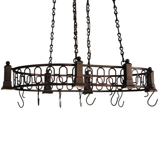 42.5&#34;L Revival Deco Oblong Pot Rack