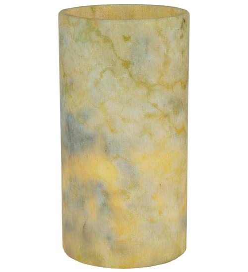 3.4&#34;W Cylindre Light Green Jadestone Shade