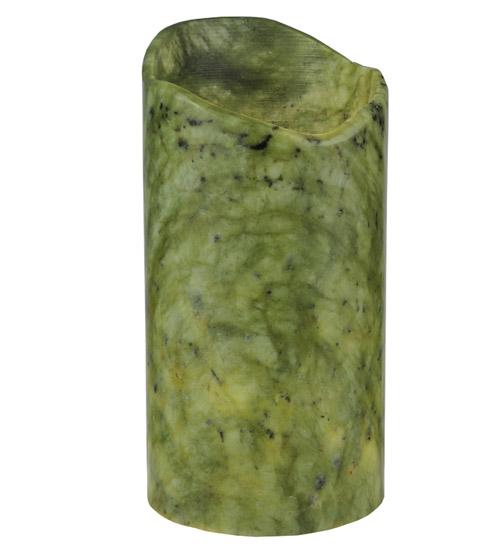 4&#34;W Cylindre Green Jadestone Shade