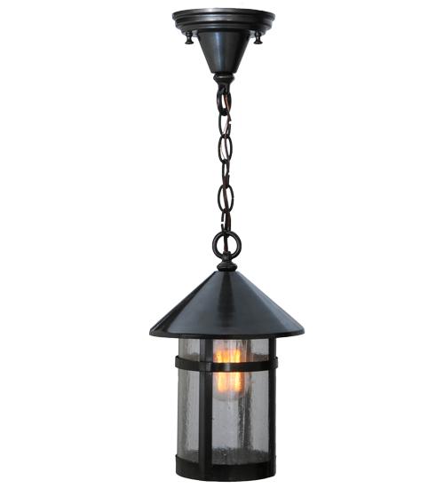 8&#34;W Craftsman Signature Fulton Hanging Lantern Pendant