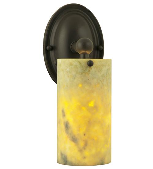 4&#34;W Cilindro Jadestone Wall Sconce