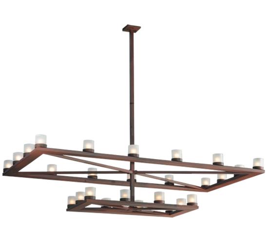 96.5&#34;L Stratum 2 Tier Chandelier