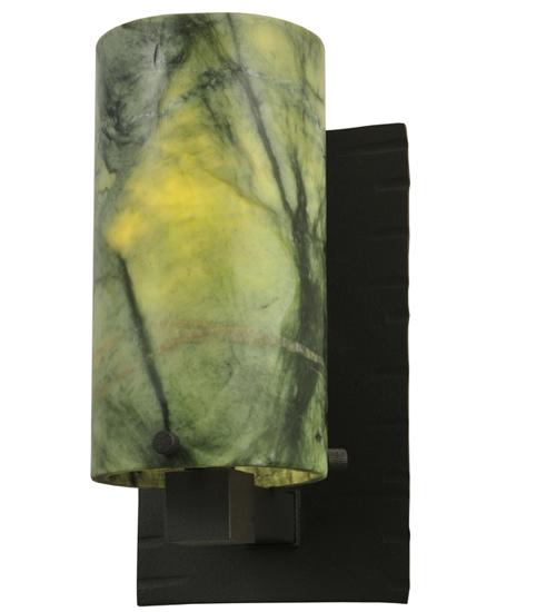 4.5&#34;W Cilindro Jadestone Wall Sconce