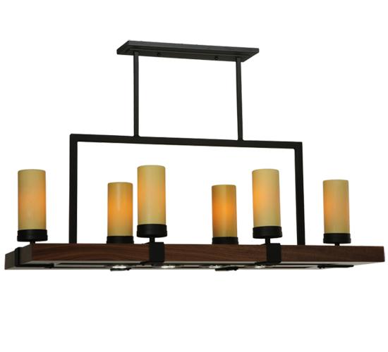 38&#34;L Grand Terrace Oblong Pendant