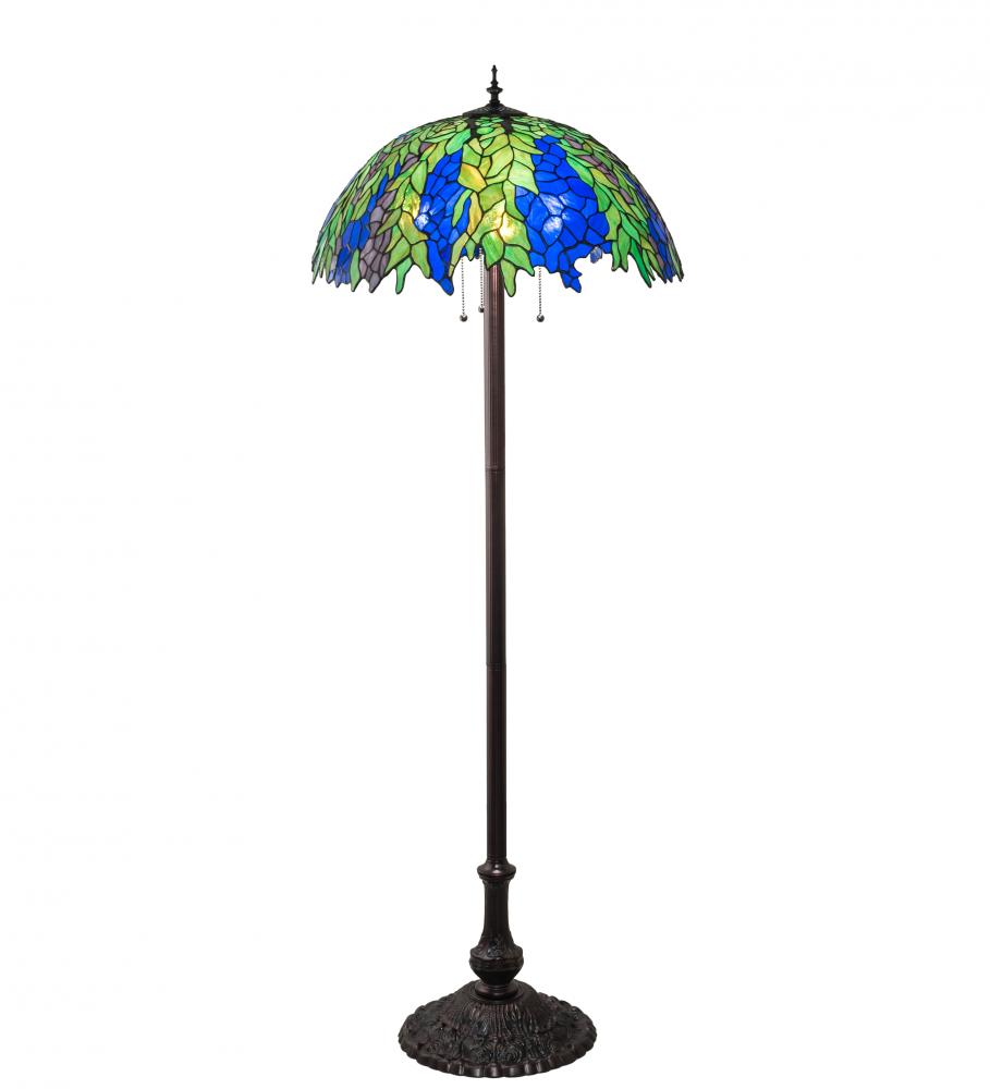 62&#34; High Tiffany Honey Locust Floor Lamp