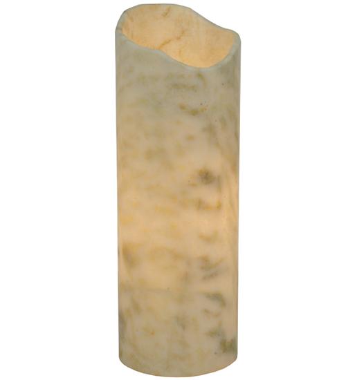 3.4&#34;W Cylindre Light Green Jadestone Shade