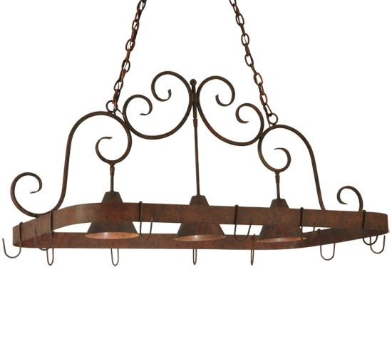 46&#34;L Elana 3 LT Pot Rack