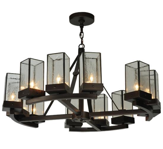 36&#34; Wide Parker Henry 12 Light Chandelier