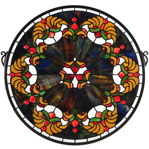 18&#34;W X 18&#34;H Middleton Stained Glass Window