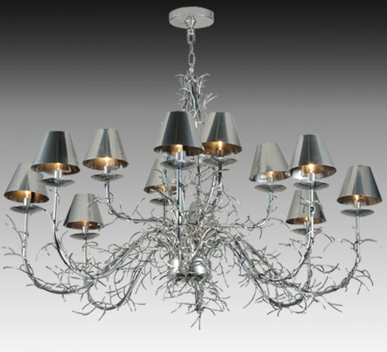 48&#34;W Twigs 12 LT Chandelier