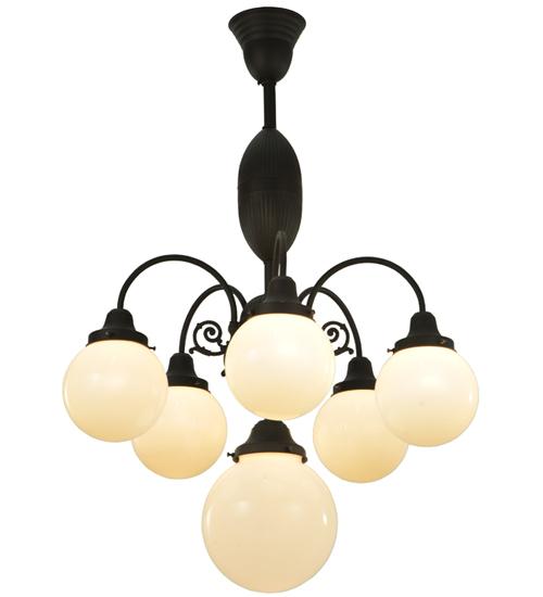 23&#34;W Lafayette 6 LT Chandelier