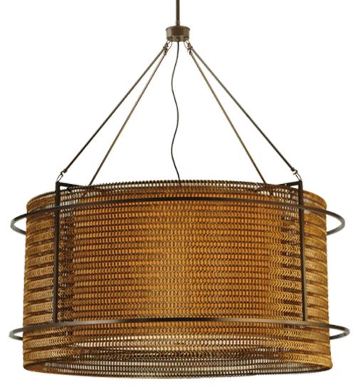 47&#34; Wide Maille Drum Pendant