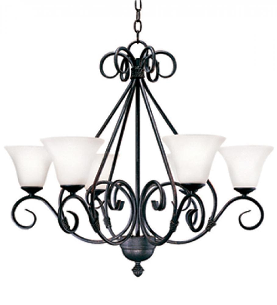 30&#34; Wide Olivia 6 Light Chandelier