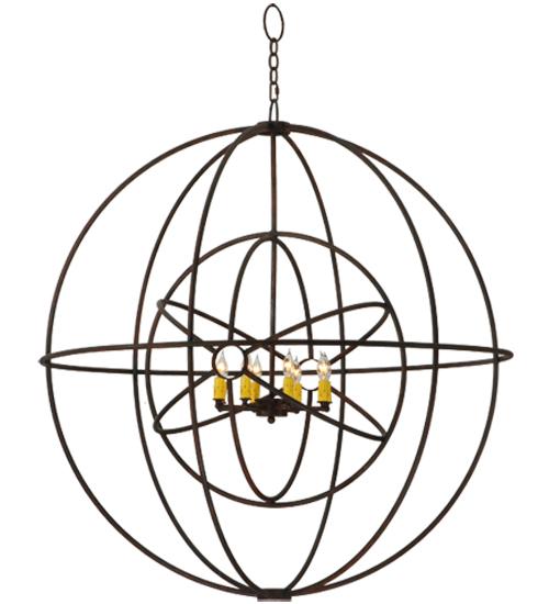 43&#34;W Atom Enerjisi 8 LT Chandelier