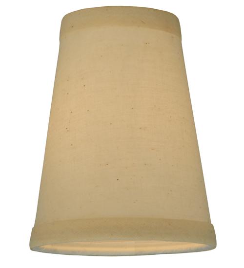 4&#34;W X 5.25&#34;H Natural Linen Shade