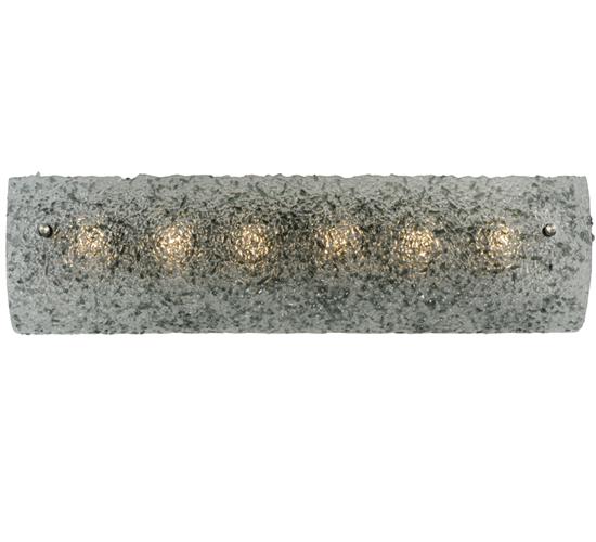 31&#34;W Metro Fusion Moonscape Glass Vanity Light