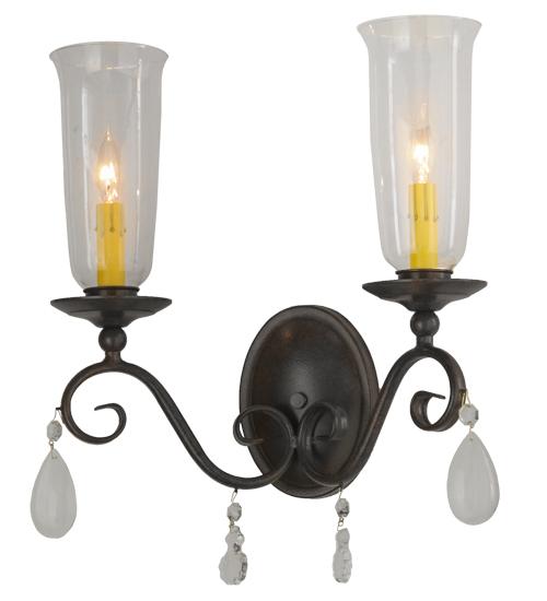 16&#34;W Wallis 2 LT Wall Sconce