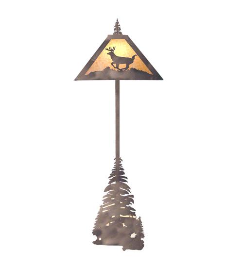 77&#34; High Lone Deer Floor Lamp