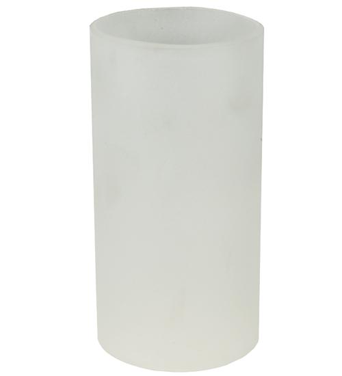 3&#34;W Cylindre Frosted Clear Glass Shade