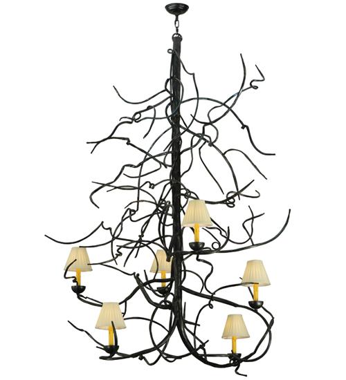 50&#34;W Winter Solstice Empire 6 LT Chandelier